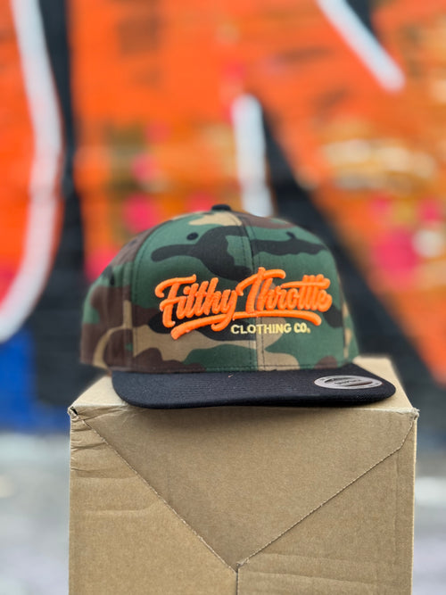 Camouflage Filthy Throttle Snapback