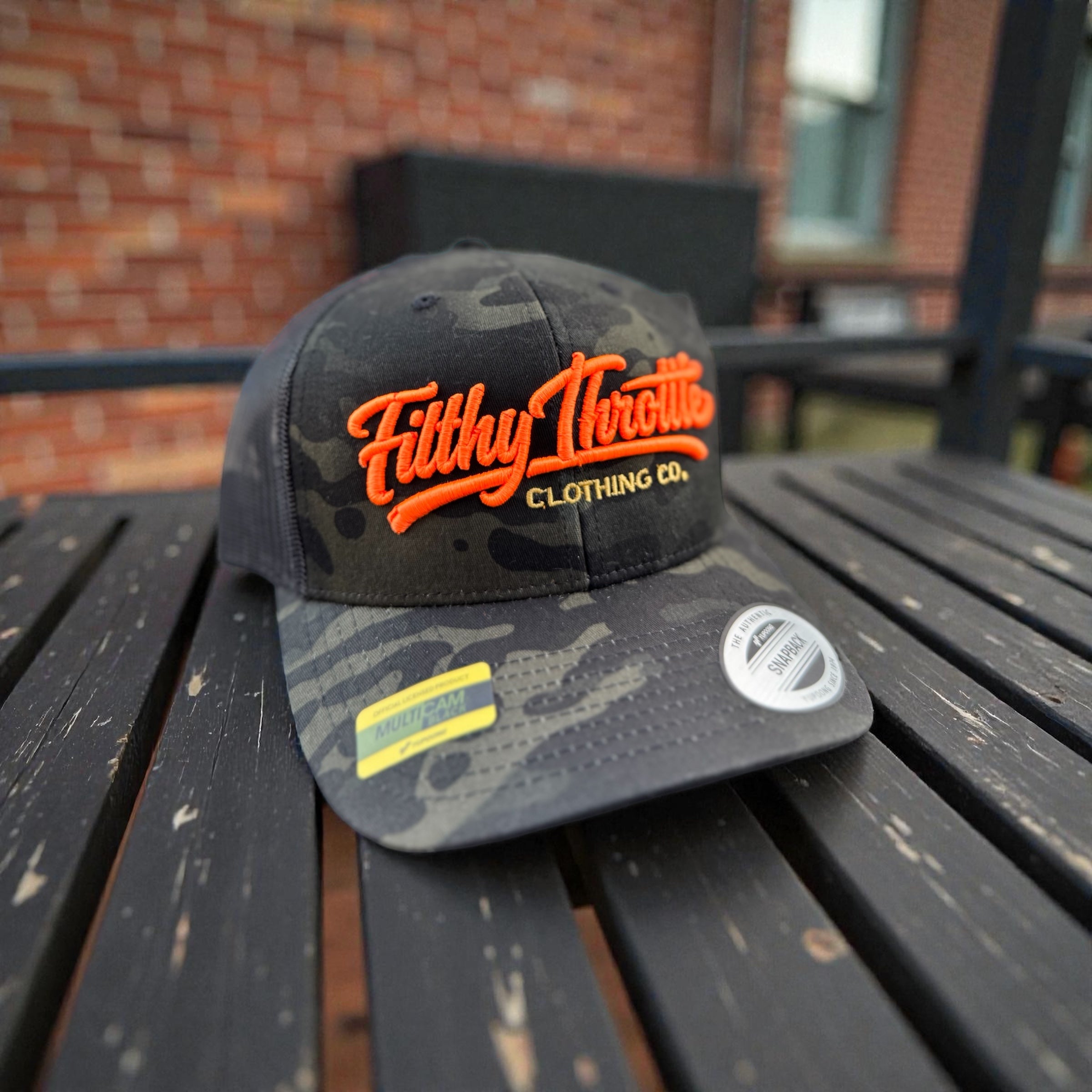 Camouflage Filthy Throttle Snapback