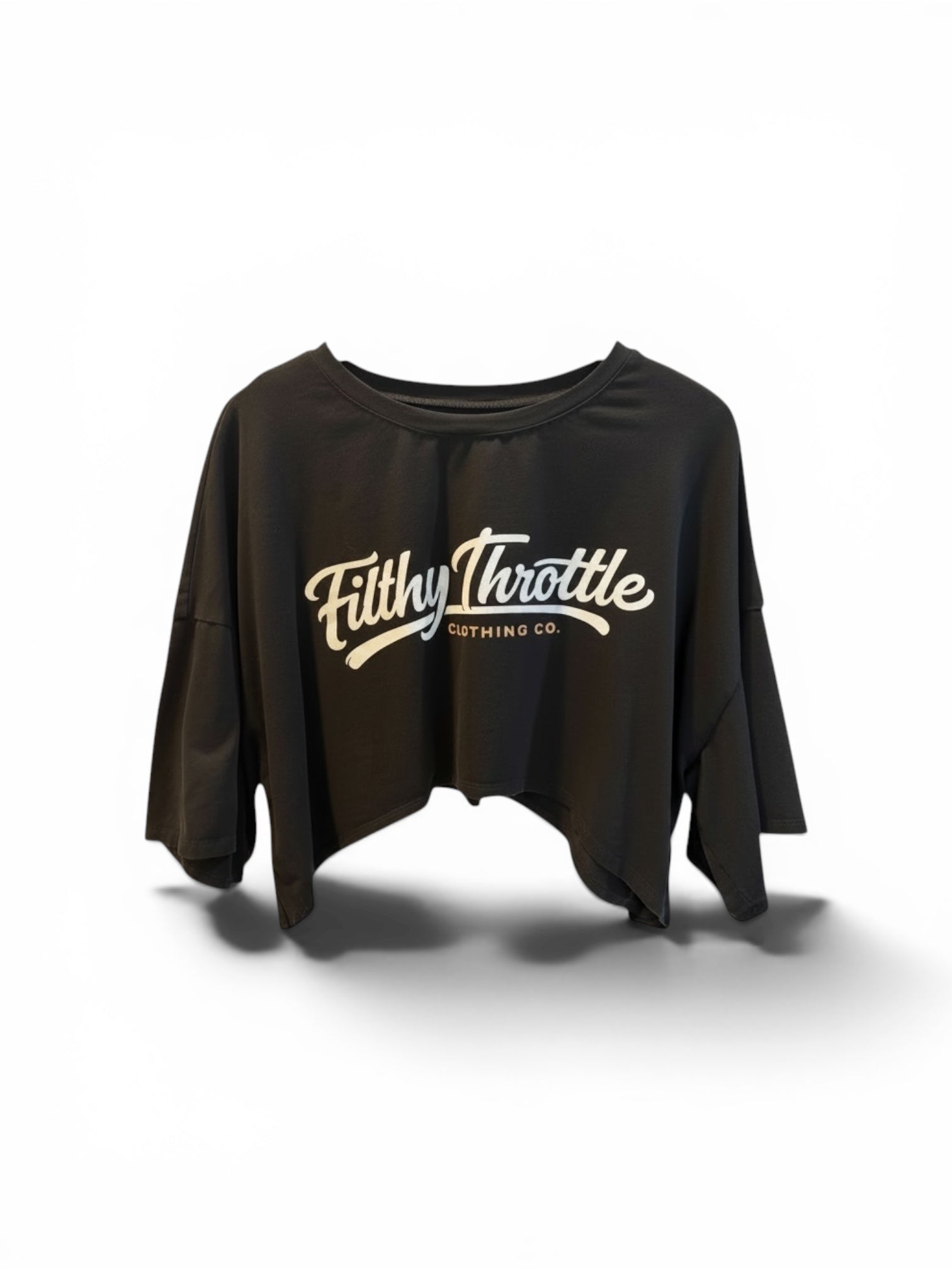 Filthy Throttle Cropped Tee