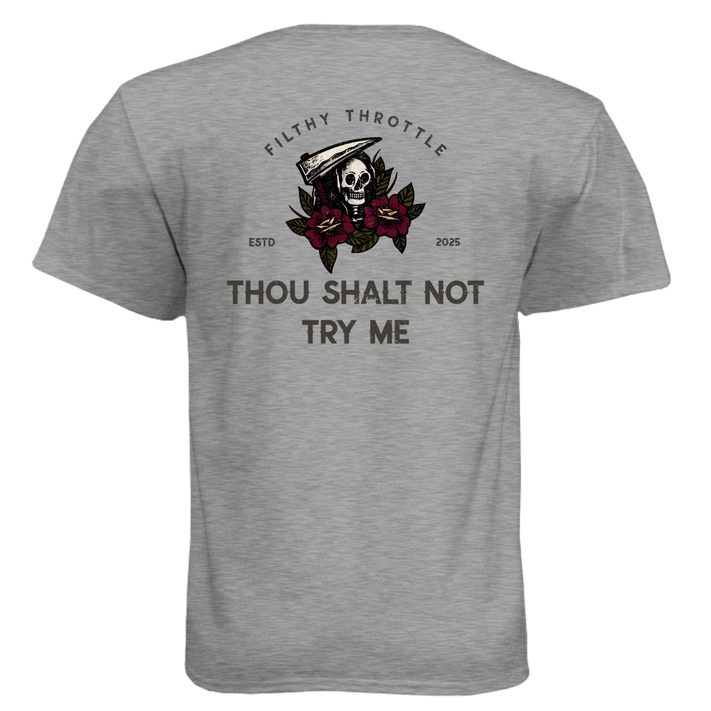 Dark Heather Grey (60/40) - BACK