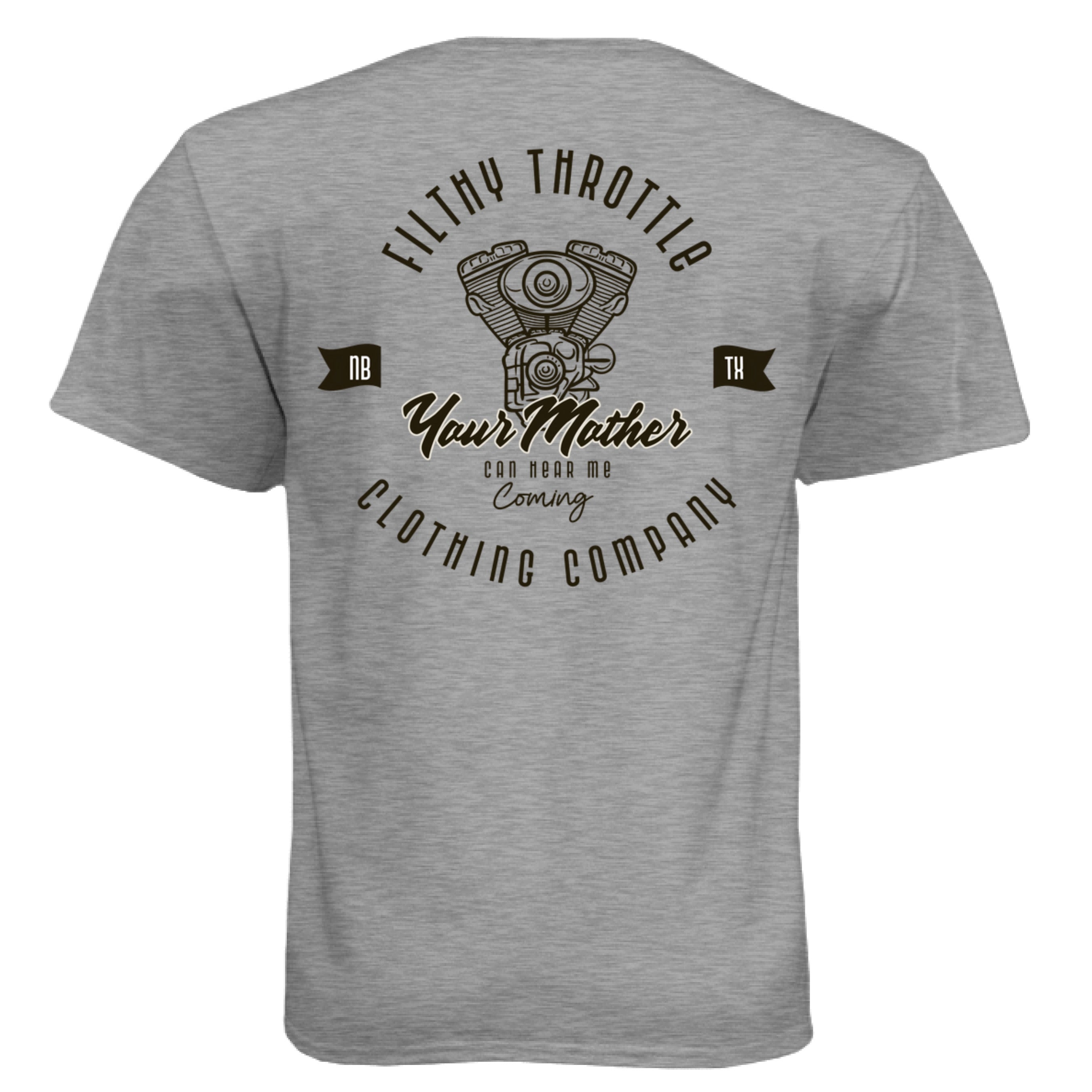 Dark Heather Grey (60/40) - BACK